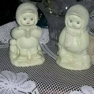 SNOW BUNNIES SET OF TWO